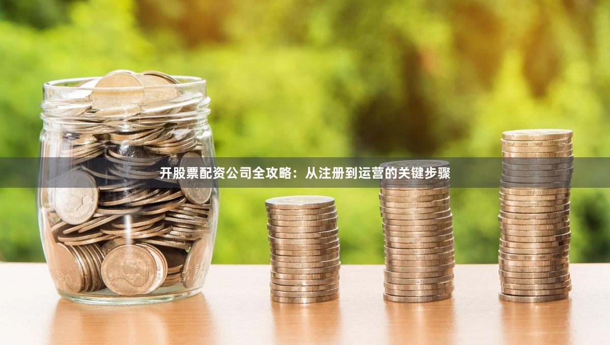 开股票配资公司全攻略：从注册到运营的关键步骤